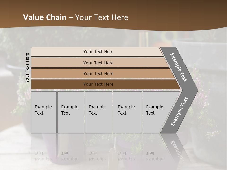 White Shoes Rake PowerPoint Template