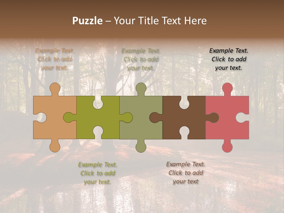 Ethereal Wilderness Glowing PowerPoint Template