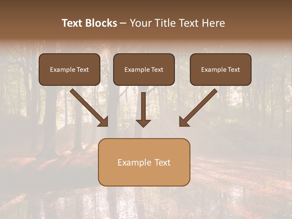 Ethereal Wilderness Glowing PowerPoint Template