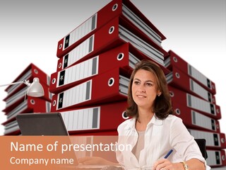 Busy Administrative Work PowerPoint Template