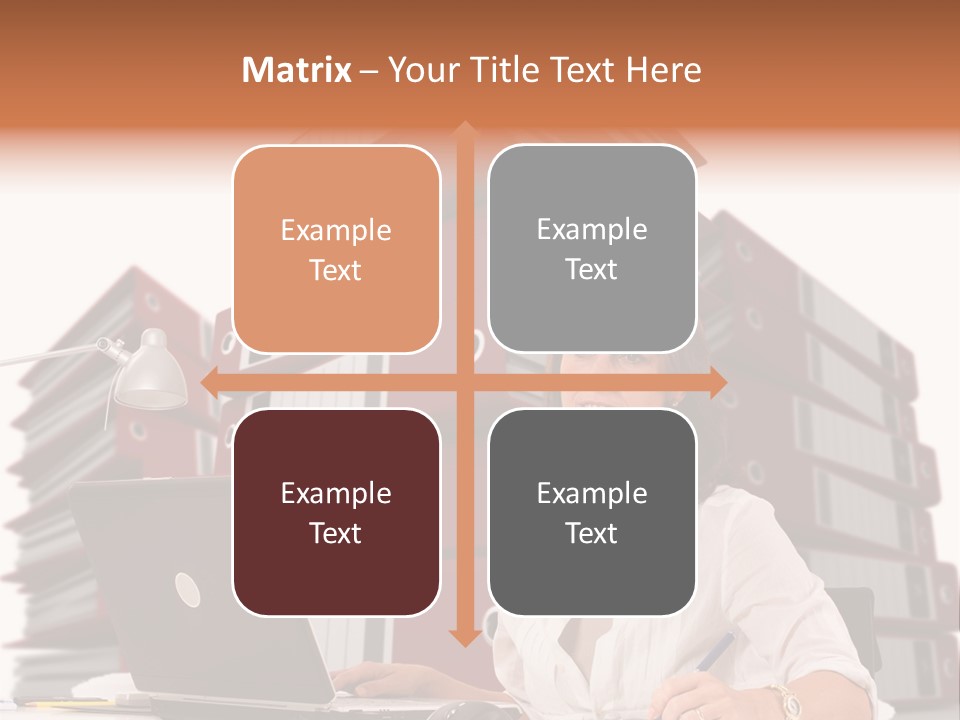 Busy Administrative Work PowerPoint Template