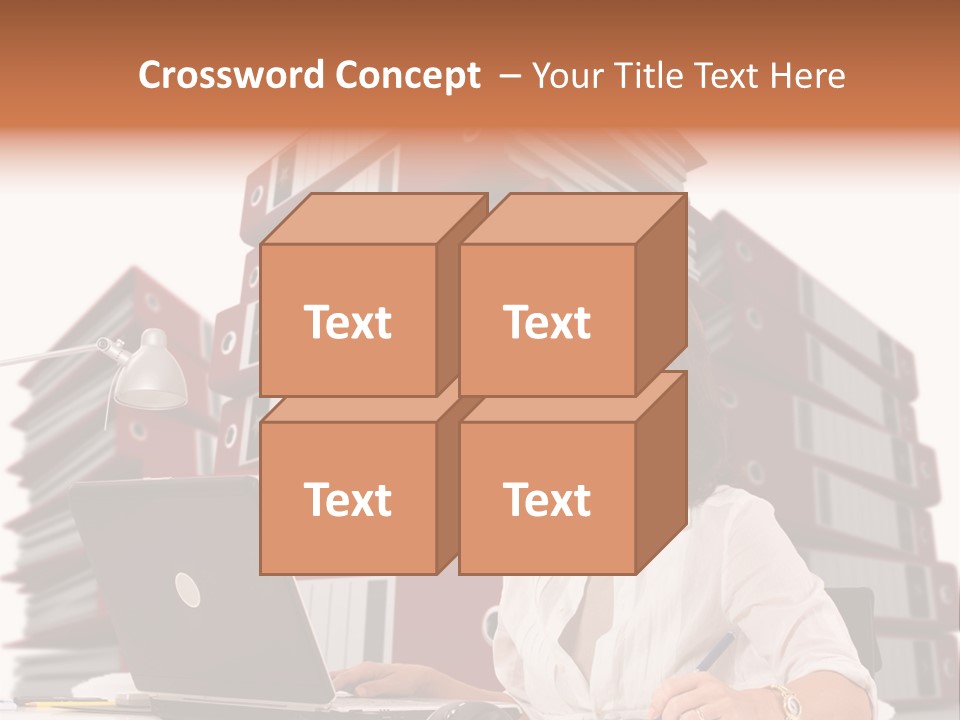 Busy Administrative Work PowerPoint Template