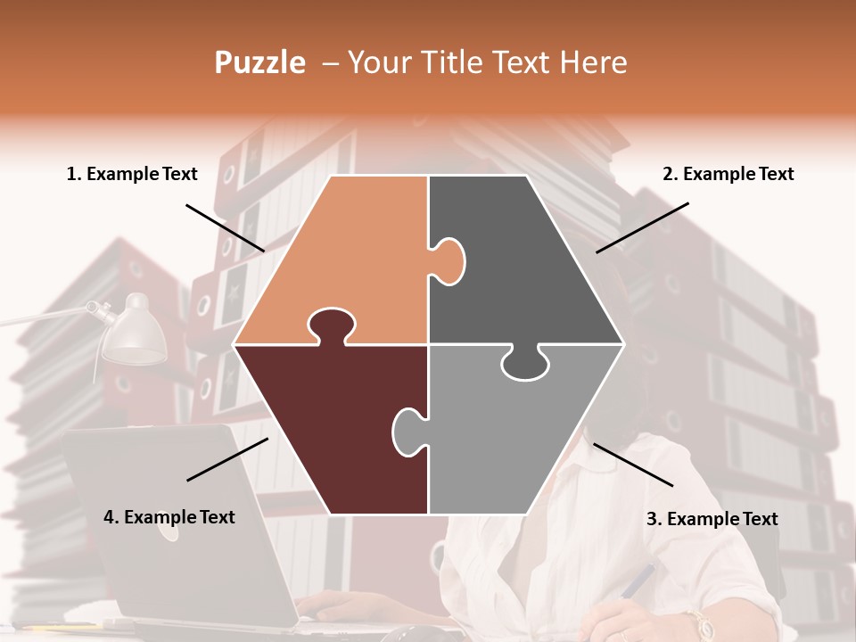 Busy Administrative Work PowerPoint Template