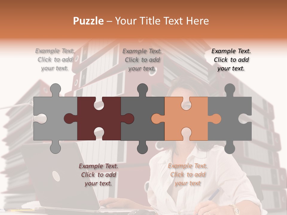 Busy Administrative Work PowerPoint Template