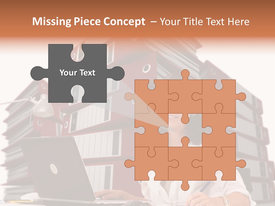 Busy Administrative Work PowerPoint Template