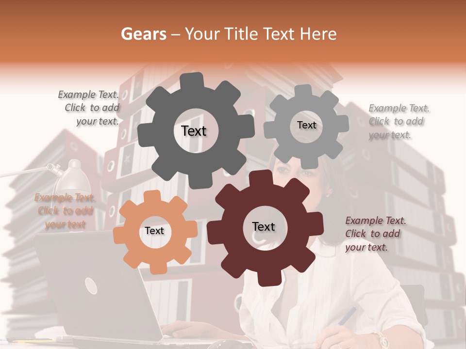 Busy Administrative Work PowerPoint Template