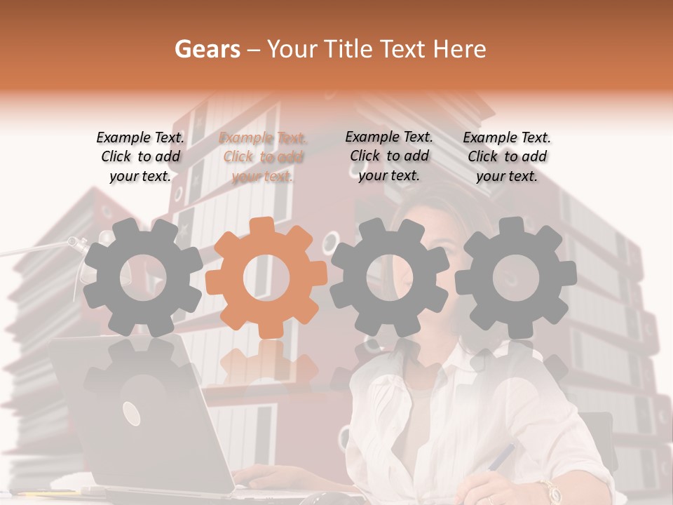 Busy Administrative Work PowerPoint Template