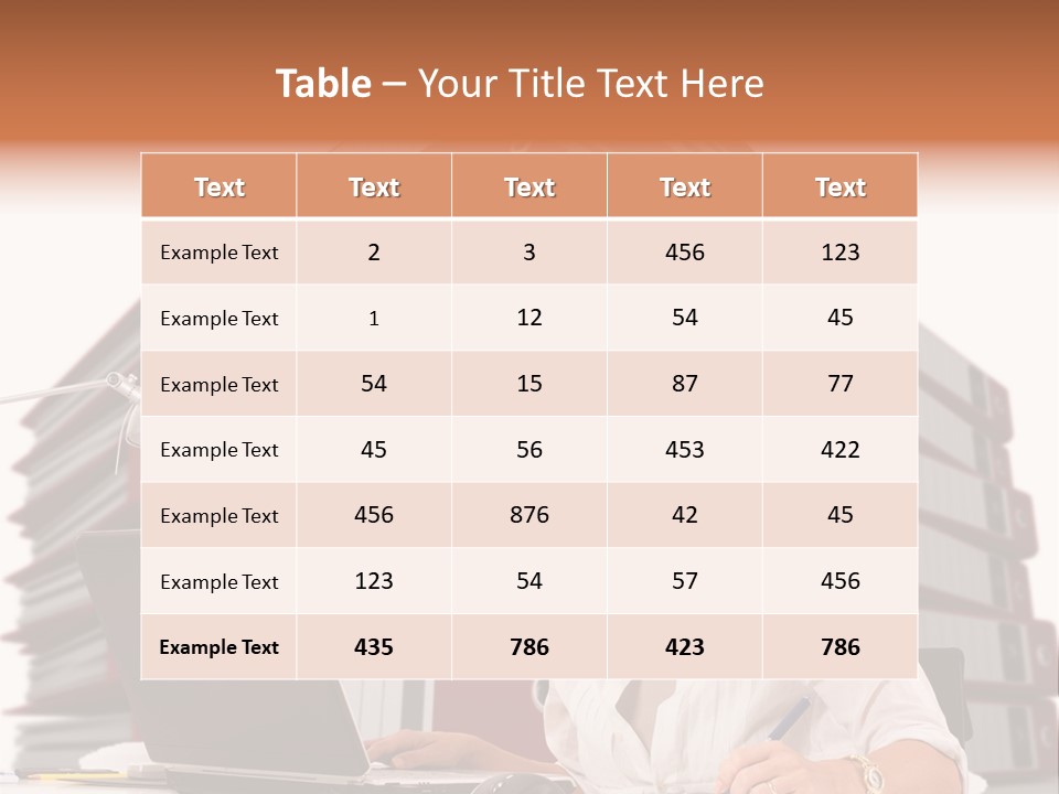 Busy Administrative Work PowerPoint Template