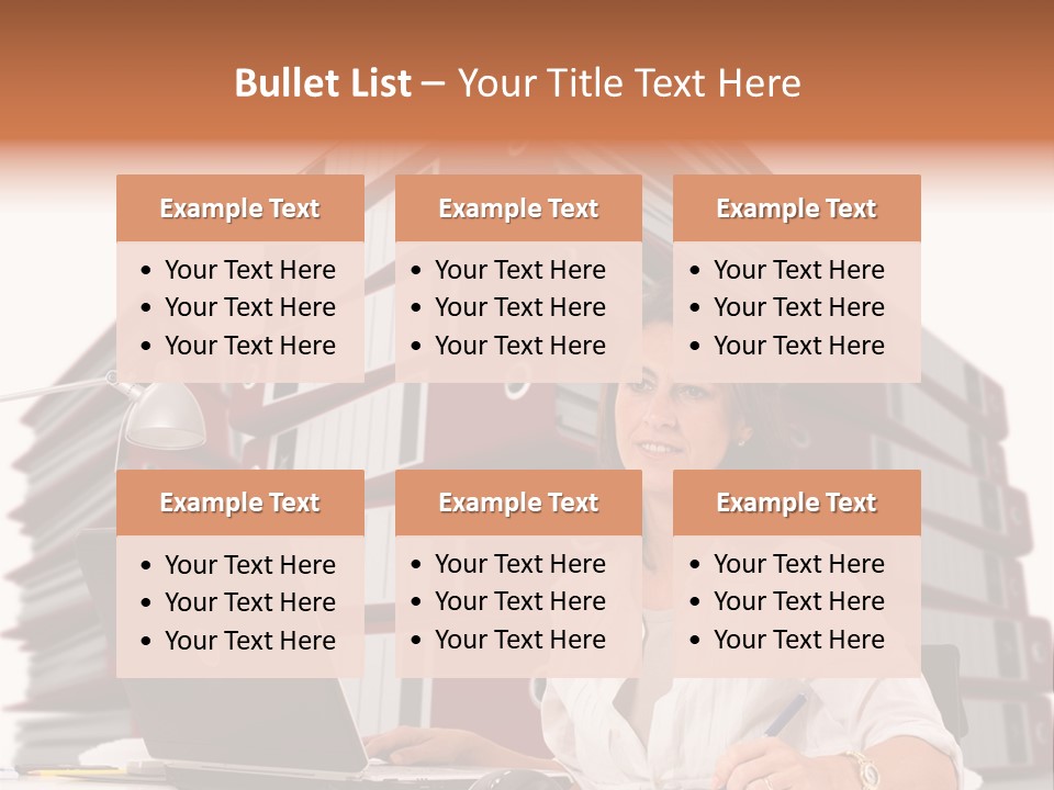 Busy Administrative Work PowerPoint Template