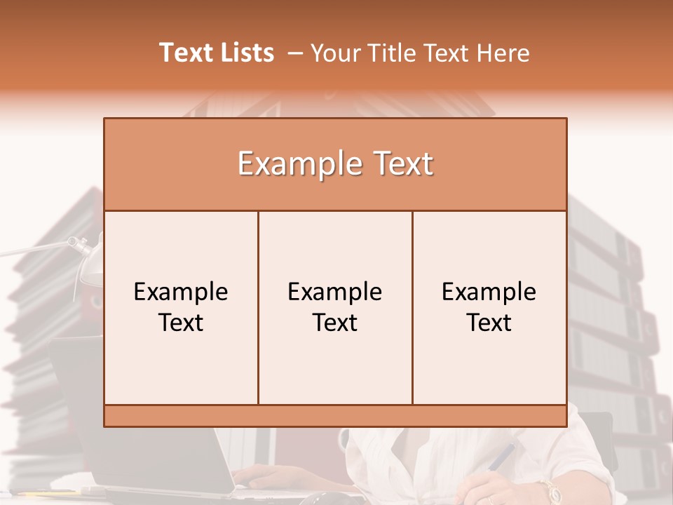 Busy Administrative Work PowerPoint Template
