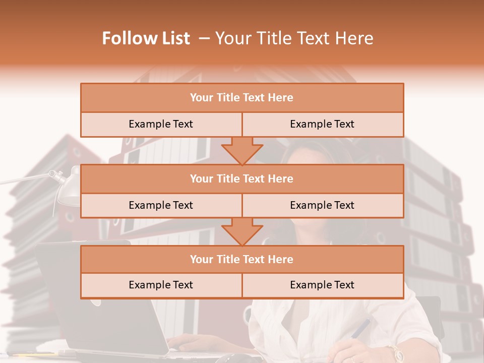Busy Administrative Work PowerPoint Template