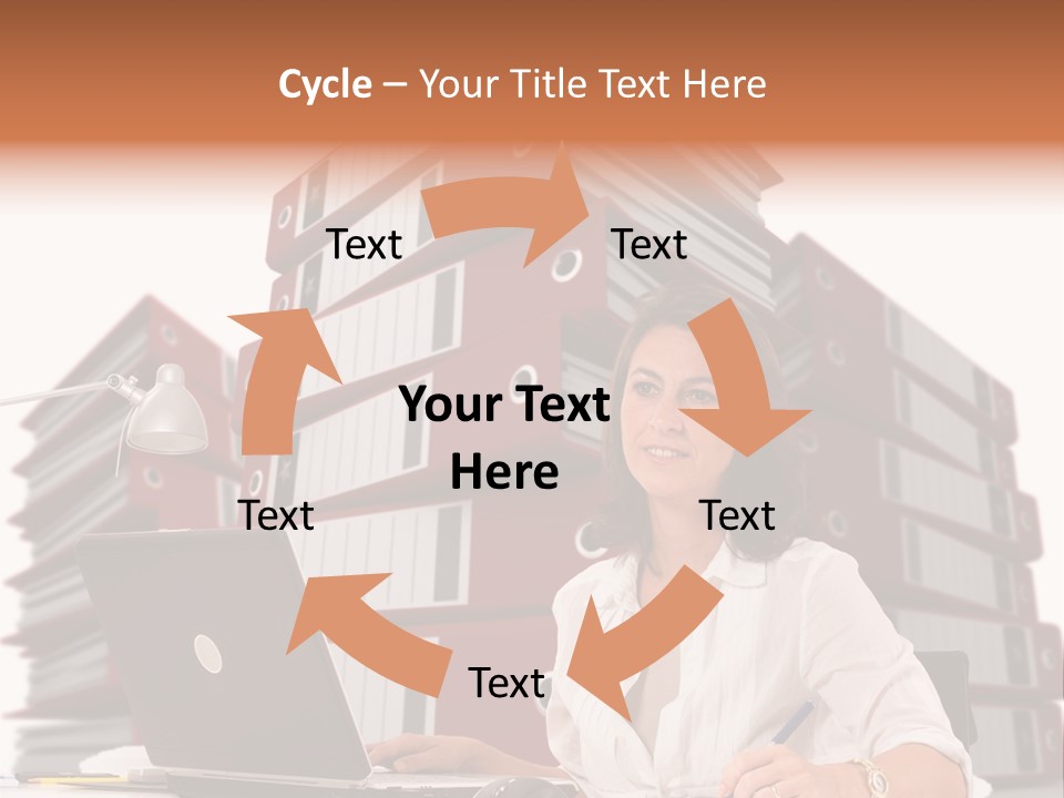 Busy Administrative Work PowerPoint Template