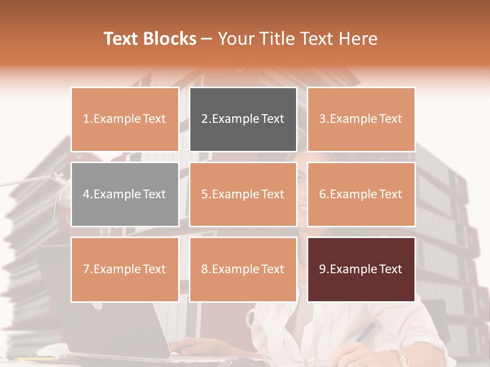 Busy Administrative Work PowerPoint Template