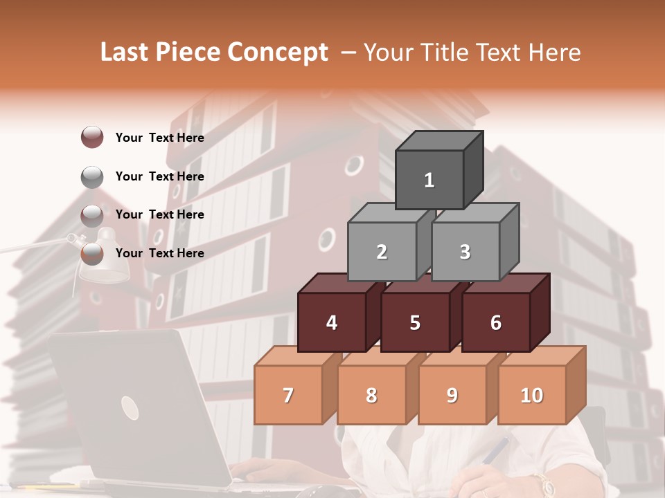 Busy Administrative Work PowerPoint Template