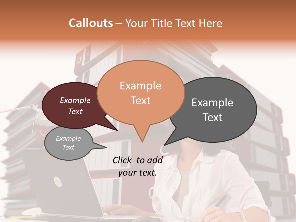 Busy Administrative Work PowerPoint Template