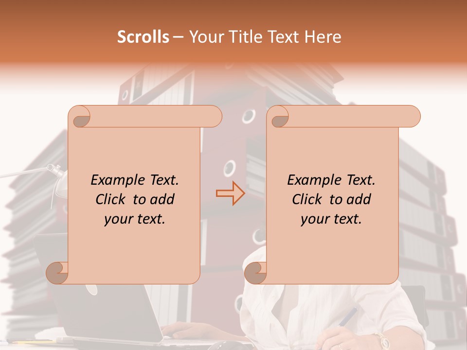Busy Administrative Work PowerPoint Template