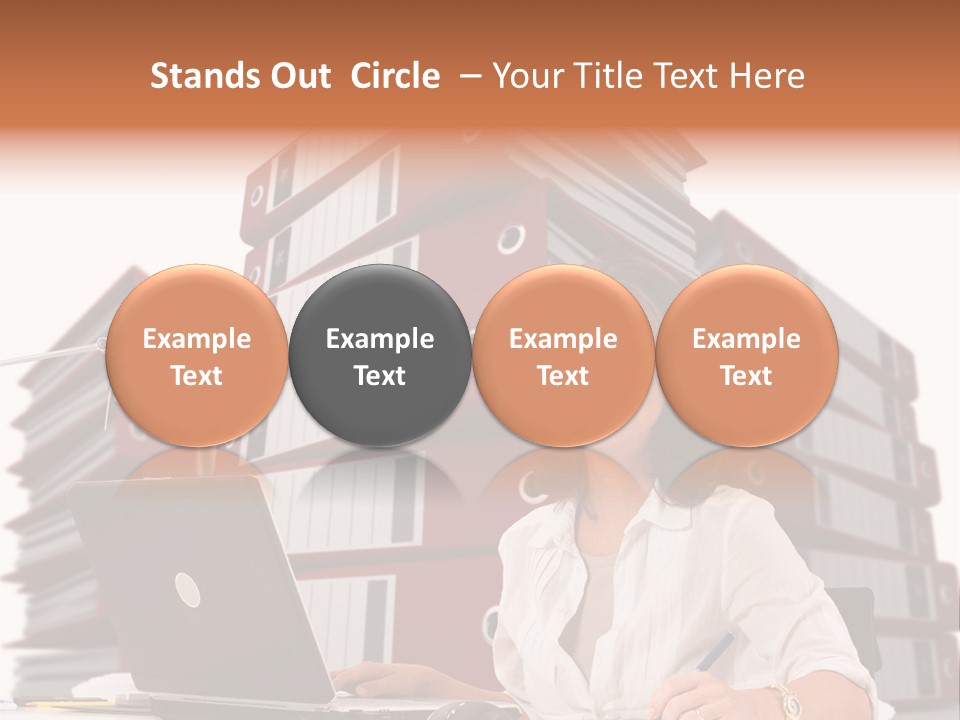 Busy Administrative Work PowerPoint Template