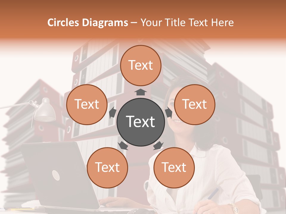 Busy Administrative Work PowerPoint Template