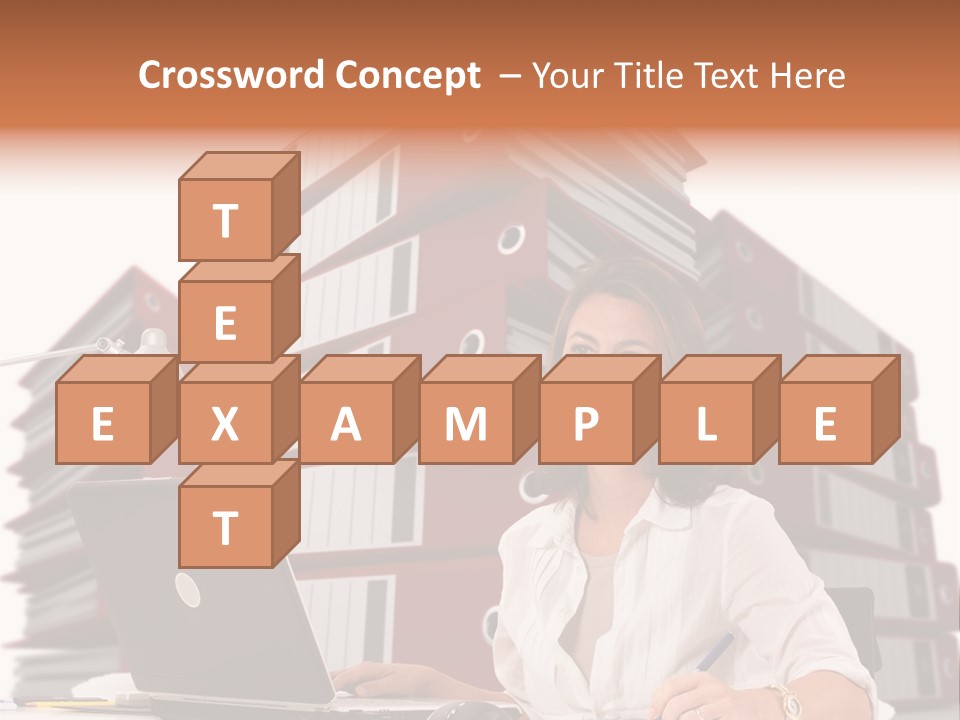 Busy Administrative Work PowerPoint Template