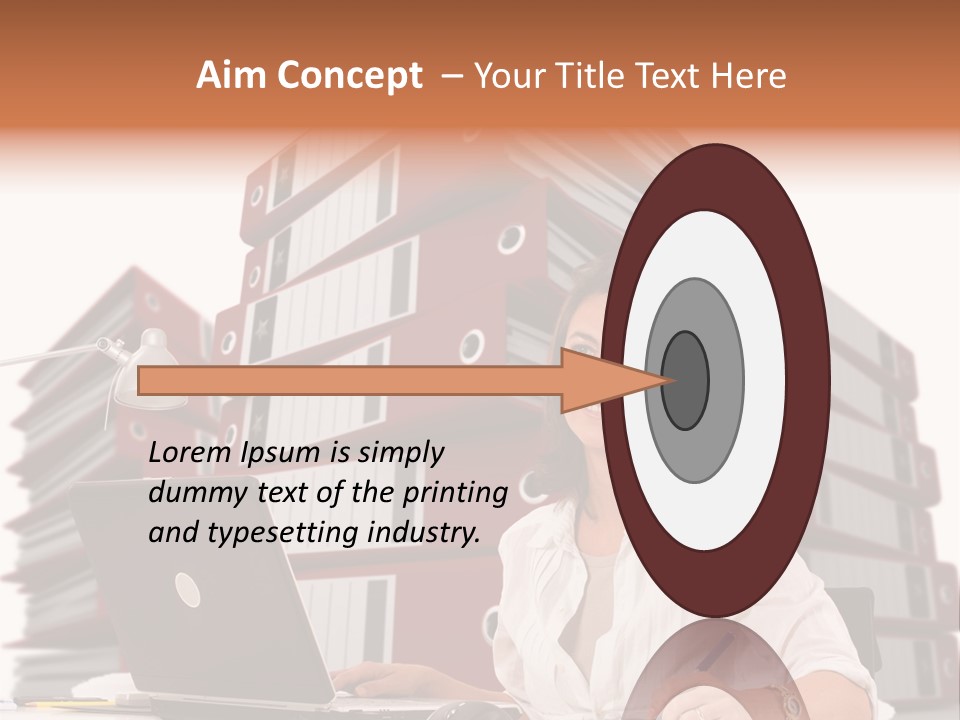 Busy Administrative Work PowerPoint Template