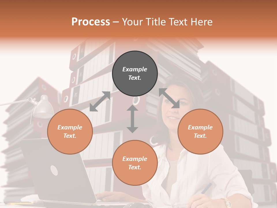 Busy Administrative Work PowerPoint Template