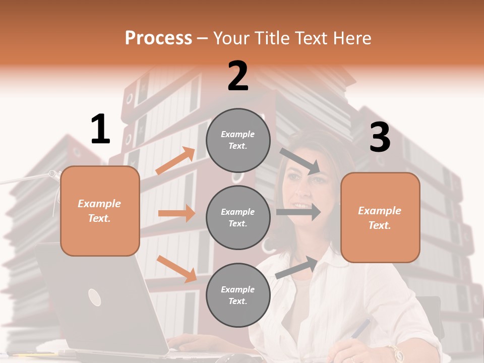 Busy Administrative Work PowerPoint Template