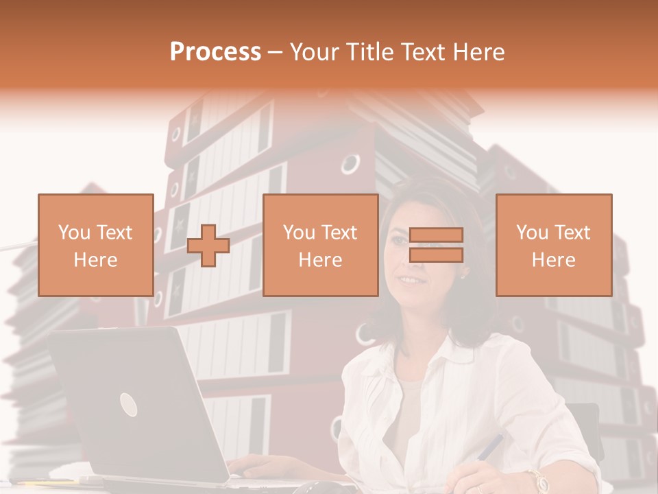 Busy Administrative Work PowerPoint Template