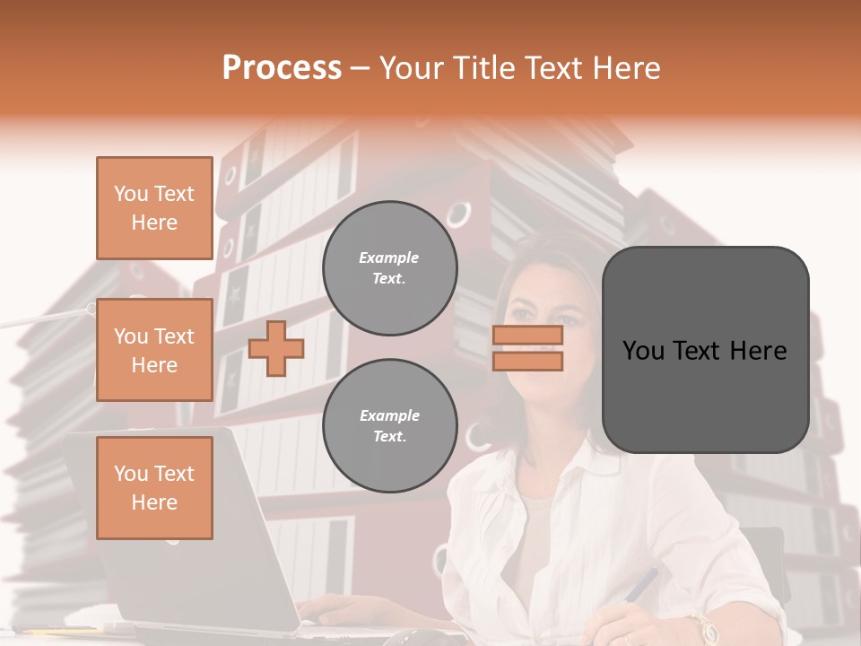 Busy Administrative Work PowerPoint Template
