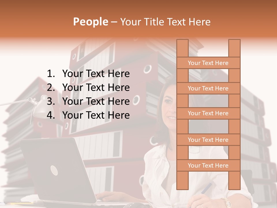Busy Administrative Work PowerPoint Template