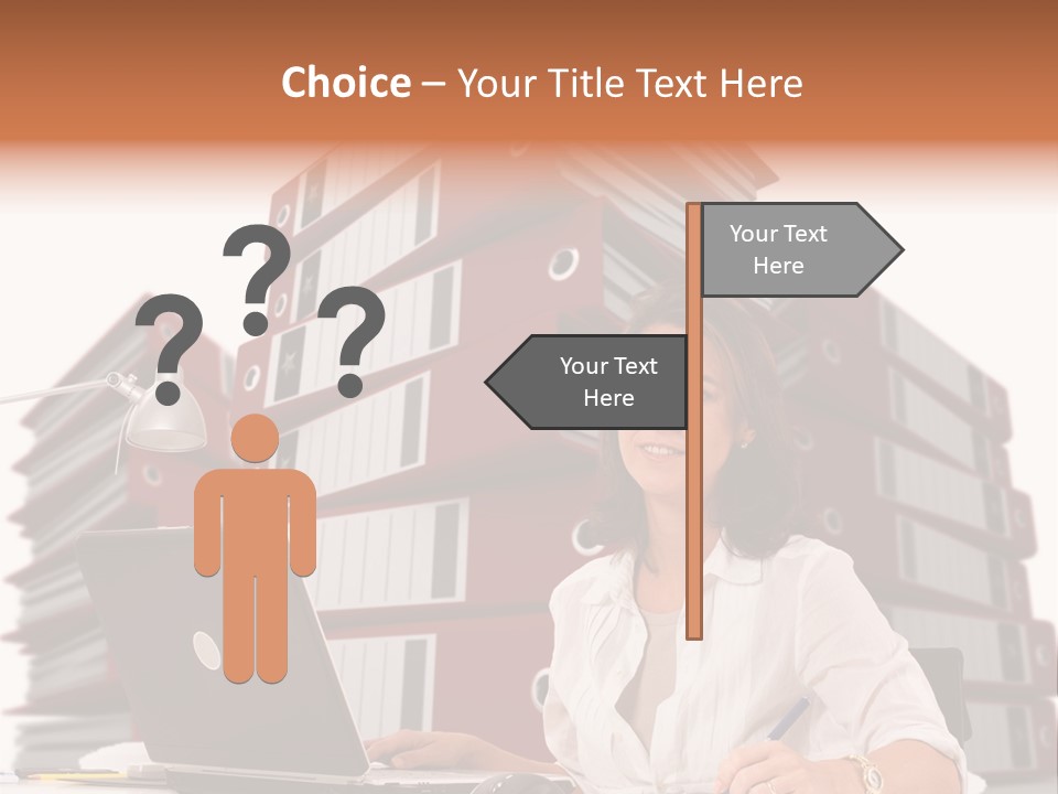 Busy Administrative Work PowerPoint Template
