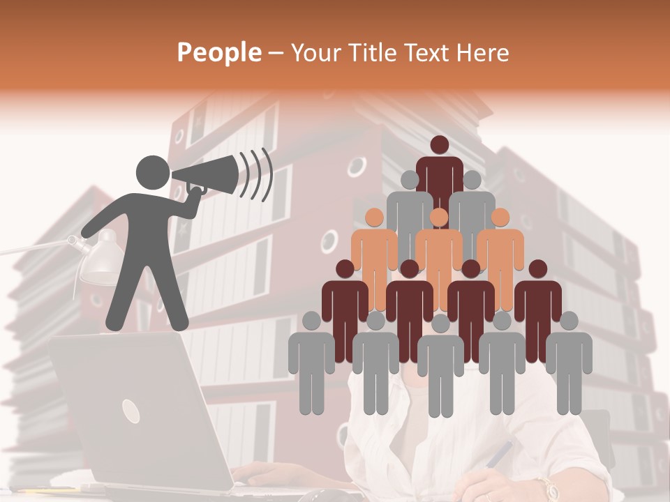 Busy Administrative Work PowerPoint Template