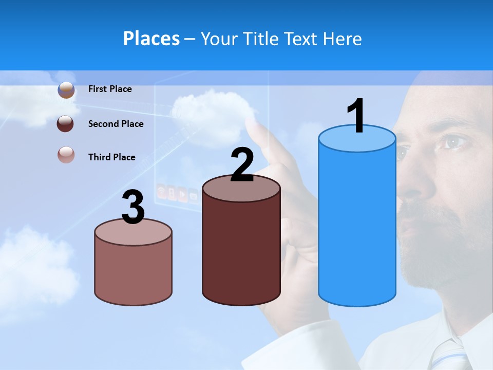 Business Technology Flowchart PowerPoint Template
