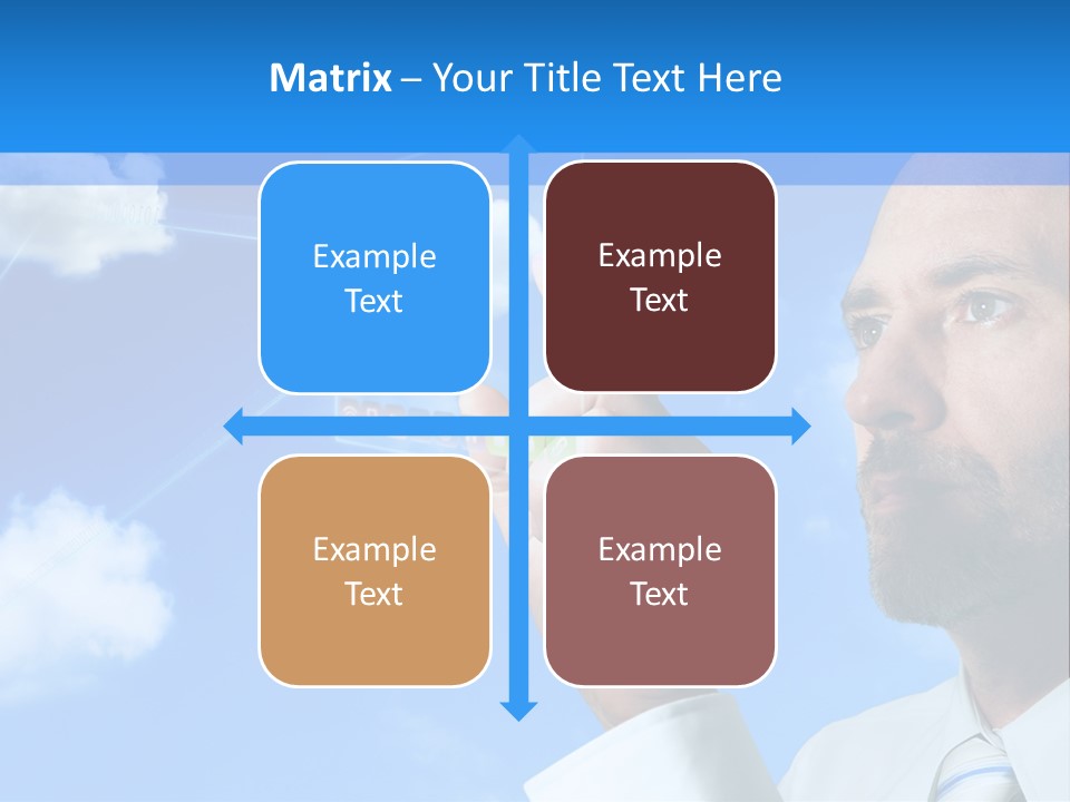 Business Technology Flowchart PowerPoint Template