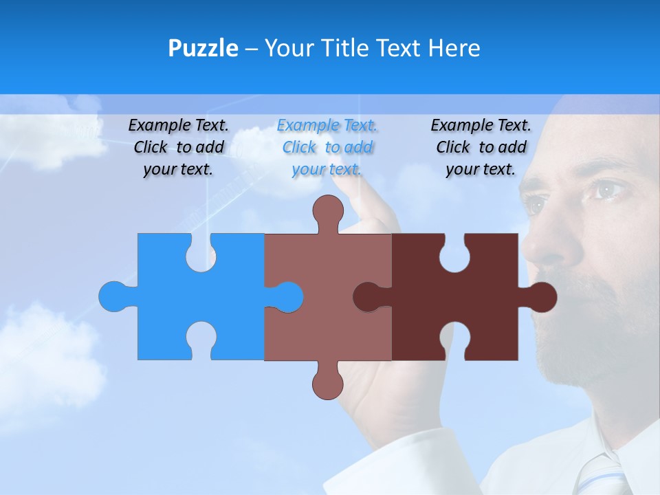Business Technology Flowchart PowerPoint Template