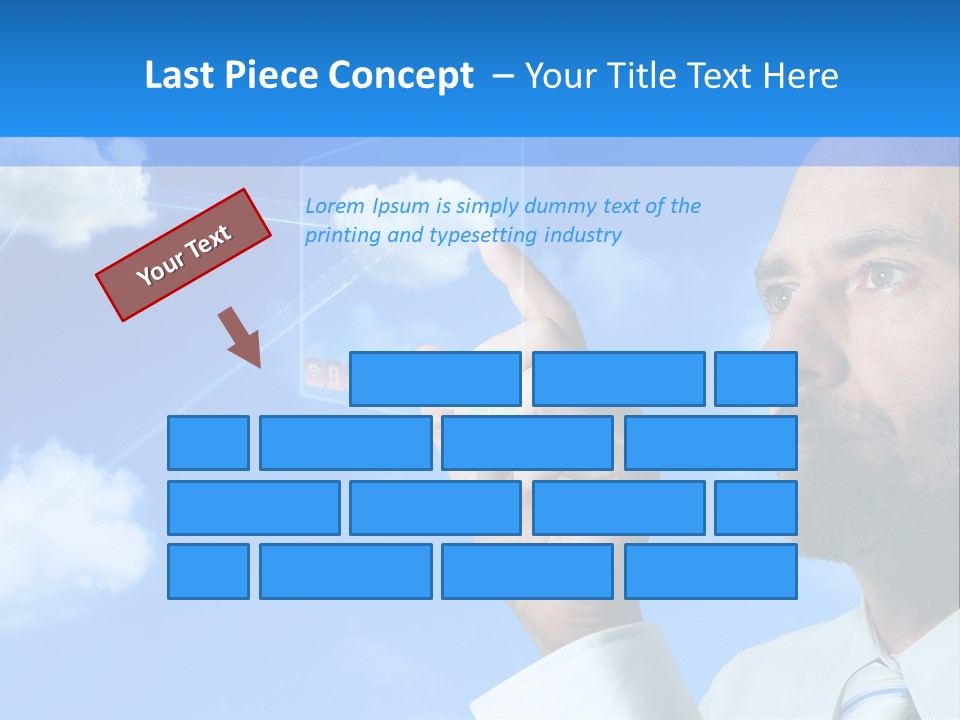 Business Technology Flowchart PowerPoint Template