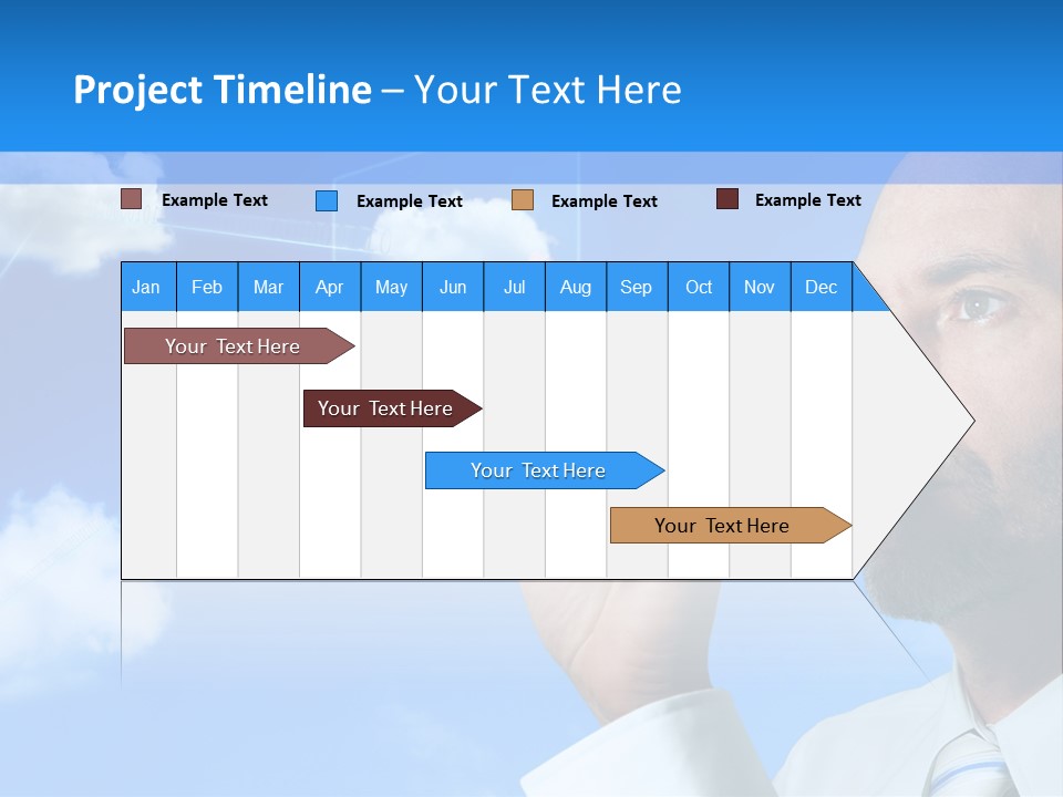 Business Technology Flowchart PowerPoint Template