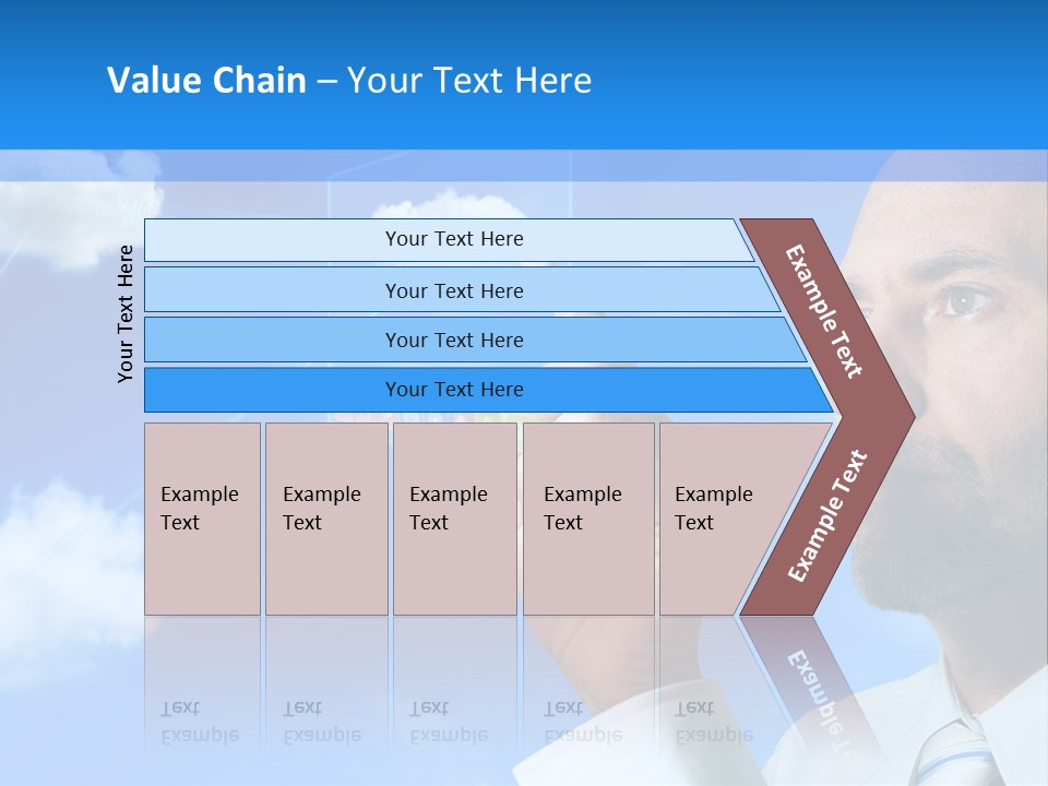 Business Technology Flowchart PowerPoint Template
