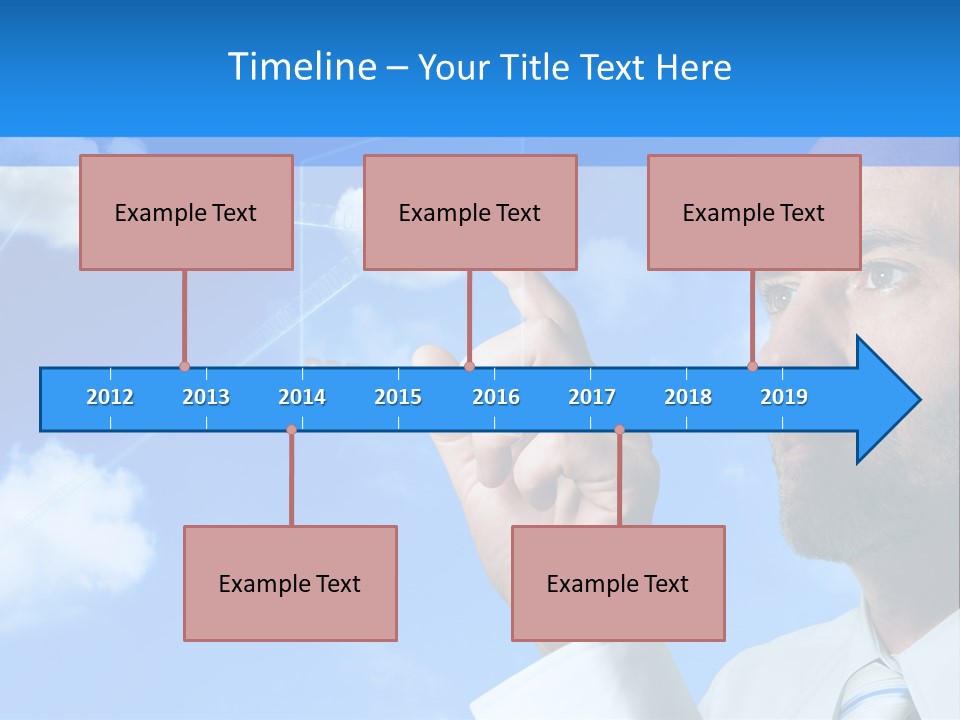 Business Technology Flowchart PowerPoint Template