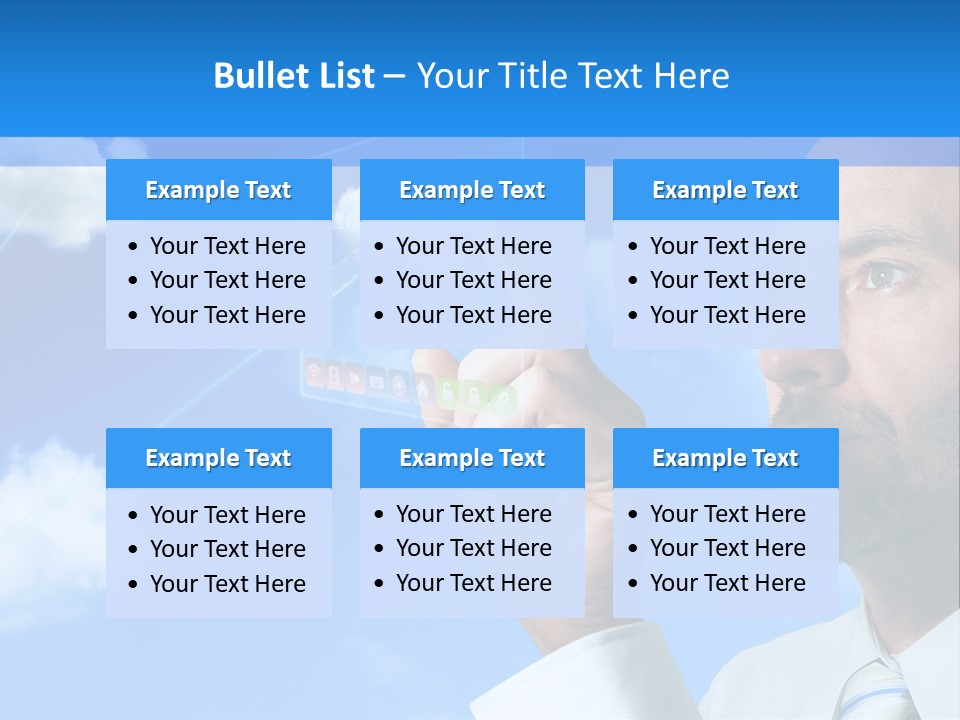 Business Technology Flowchart PowerPoint Template