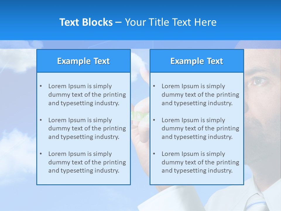 Business Technology Flowchart PowerPoint Template