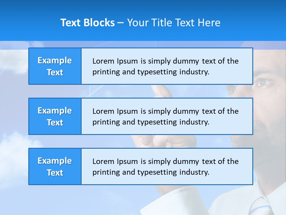 Business Technology Flowchart PowerPoint Template