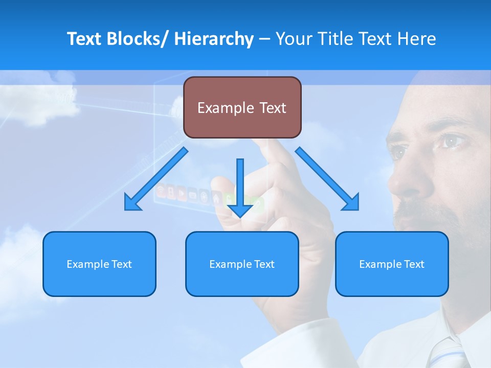 Business Technology Flowchart PowerPoint Template