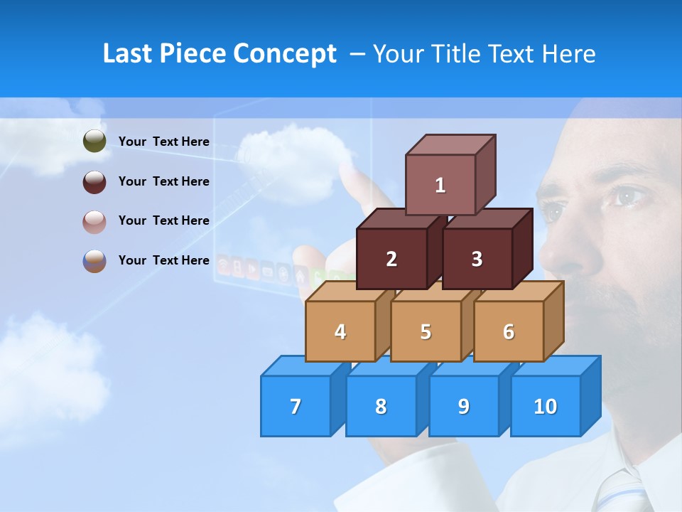 Business Technology Flowchart PowerPoint Template