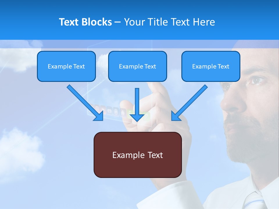 Business Technology Flowchart PowerPoint Template