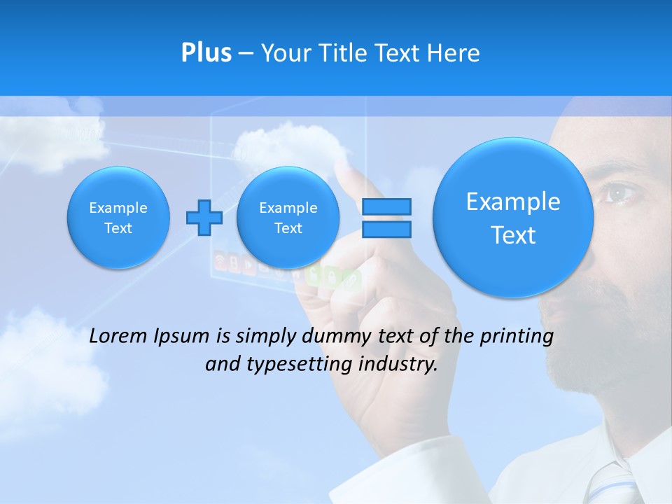 Business Technology Flowchart PowerPoint Template