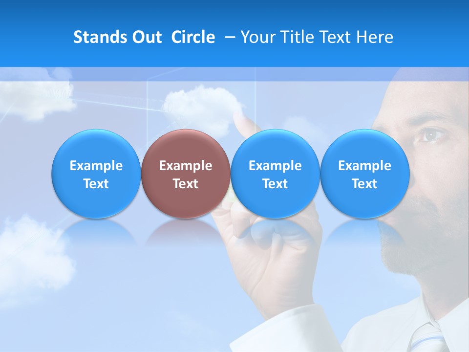 Business Technology Flowchart PowerPoint Template