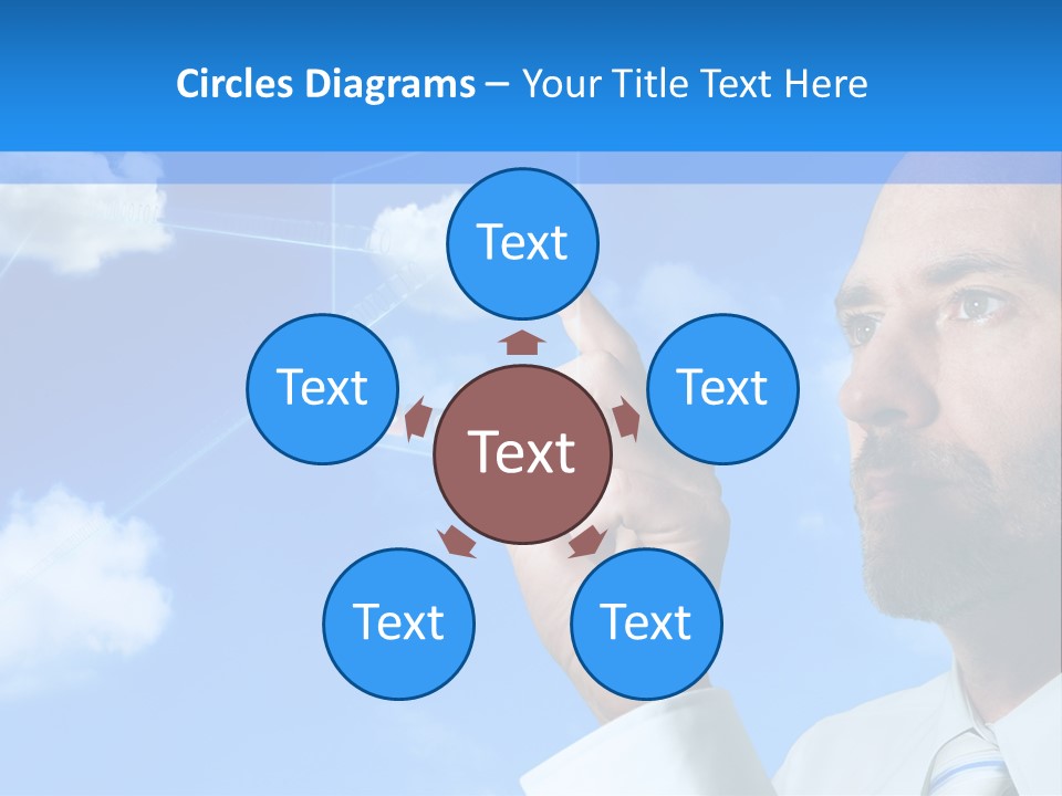 Business Technology Flowchart PowerPoint Template