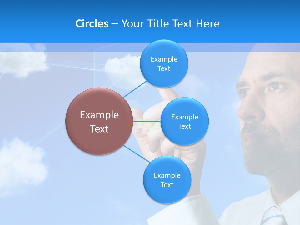 Business Technology Flowchart PowerPoint Template
