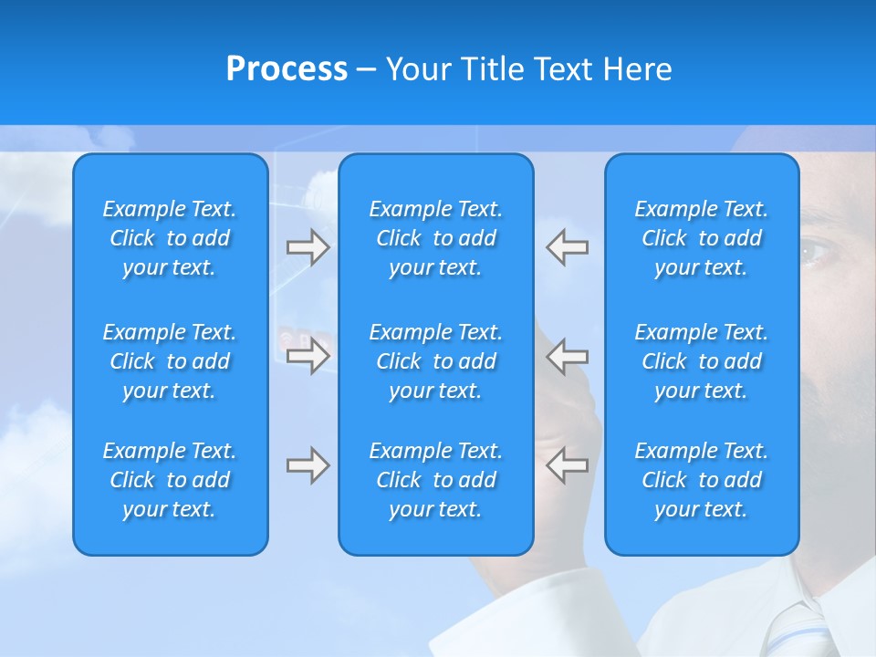 Business Technology Flowchart PowerPoint Template