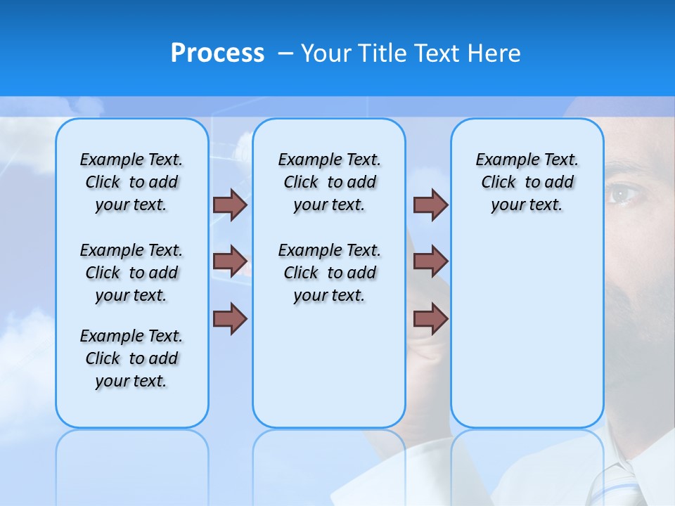 Business Technology Flowchart PowerPoint Template